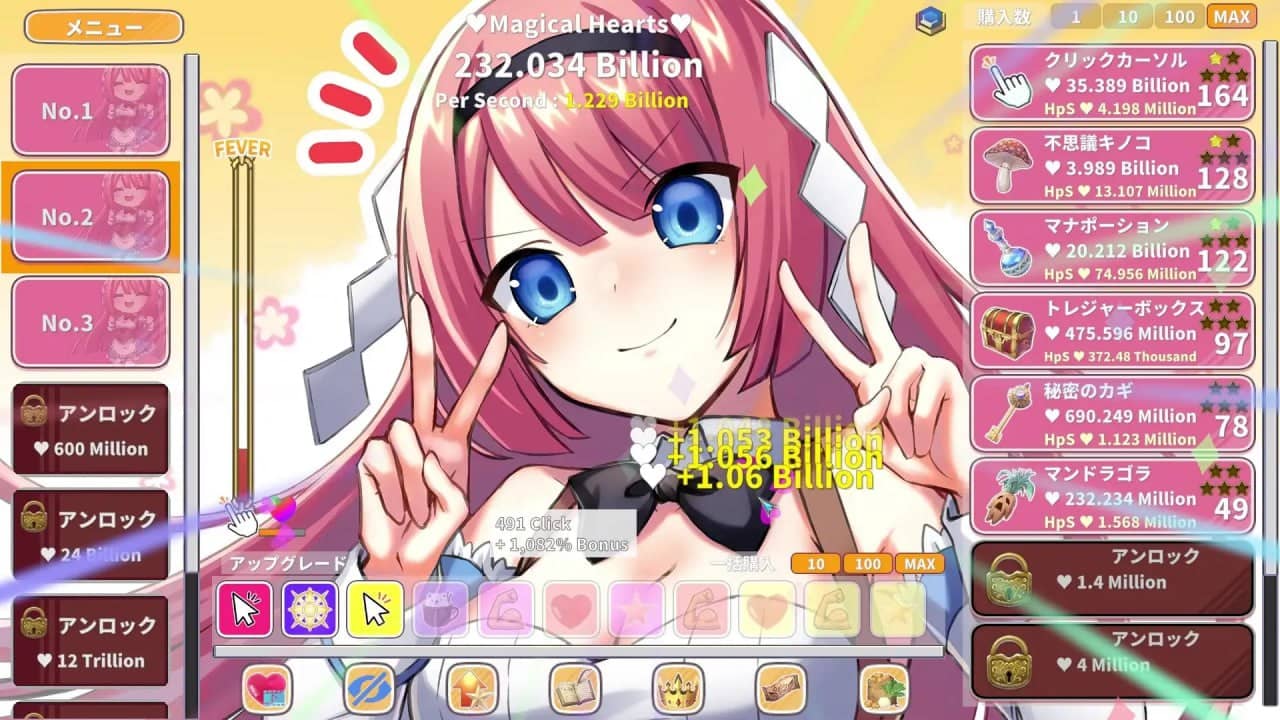 【SLG/中文/动态】终极可爱♥️点击器v2.0官方中文版【PC/1.1G】Kawaii Clicker Reborn v2.0